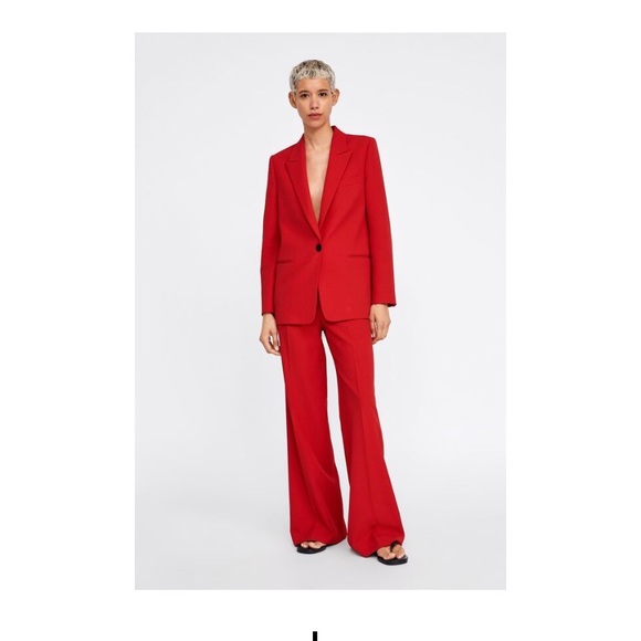 Zara Jackets & Blazers - Red Zara Blazer
